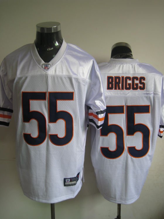 Chicago Bears # 55 Briggs NFL Jersey White