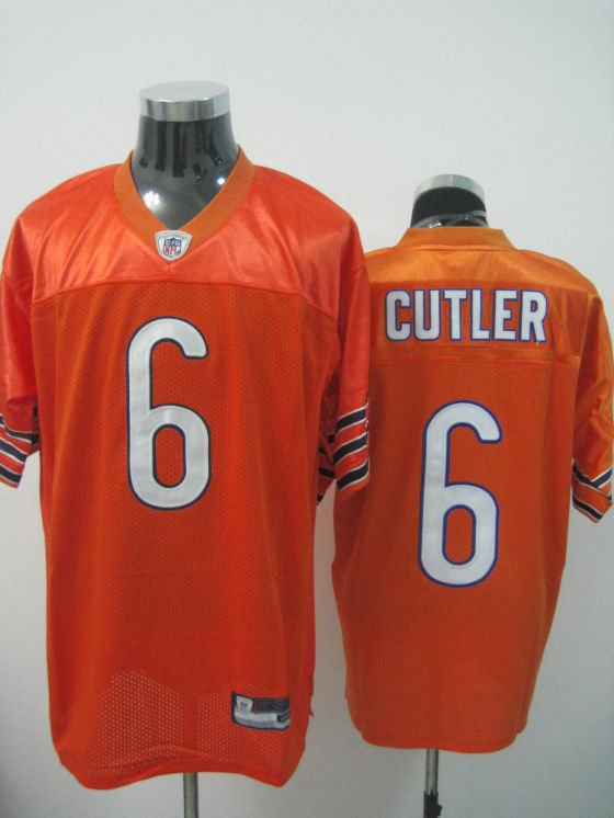 Chicago Bears # 6 Cutler NFL Jersey Orange