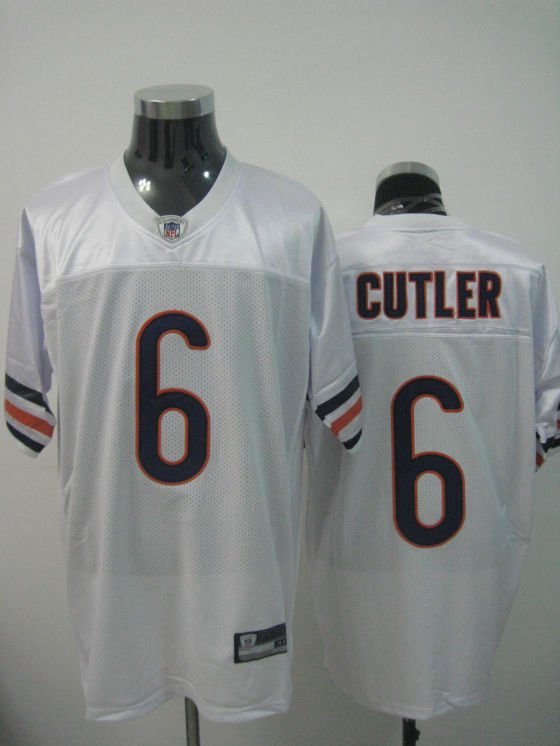 Chicago Bears # 6 Cutler NFL Jersey White
