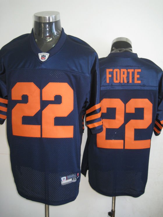 Chicago Bears # 22 Forte NFL Jersey Blue Orange