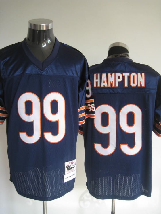 Chicago Bears # 99 Hampton NFL Jersey Blue