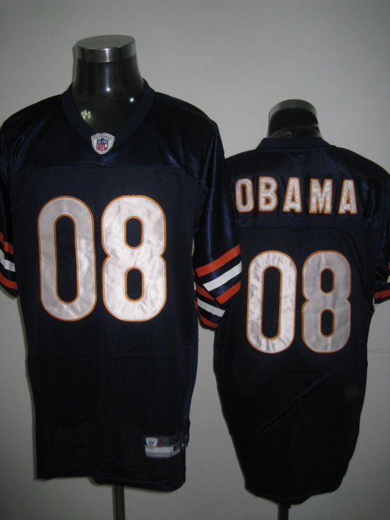 Chicago Bears # 08 Obama NFL Jersey