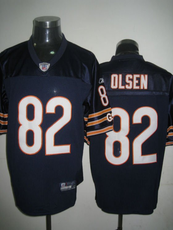 Chicago Bears # 82 Olsen NFL Jersey Blue