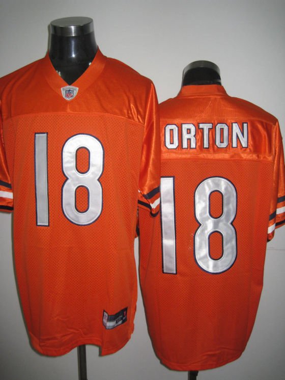Chicago Bears # 18 Orton NFL Jersey Orange