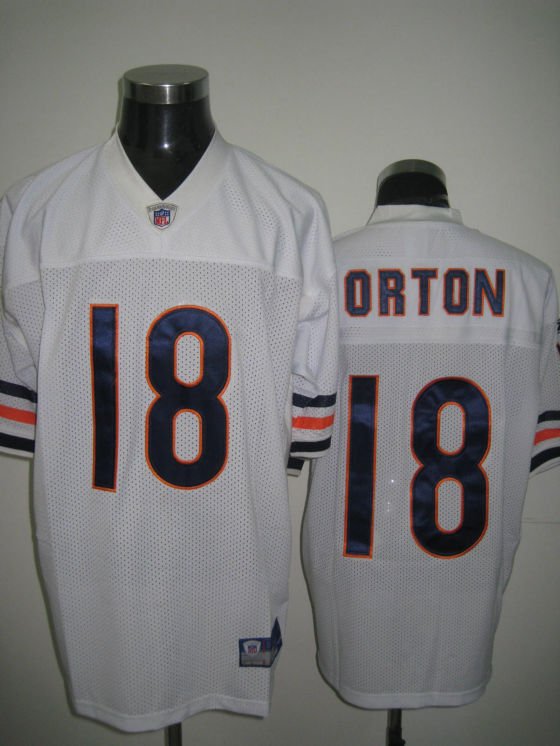 Chicago Bears # 18 Orton NFL Jersey White