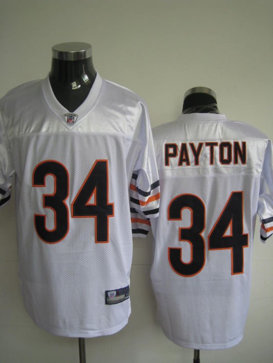 Chicago Bears # 34 Payton NFL Jersey White
