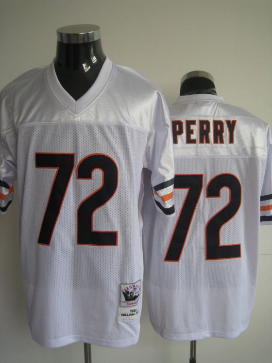 Chicago Bears # 72 Perry NFL Jersey White