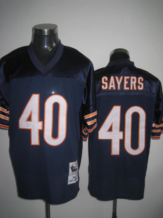 Chicago Bears # 40 Sayers NFL Jersey Blue
