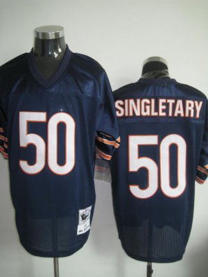 Chicago Bears # 50 Singletary NFL Jersey Blue