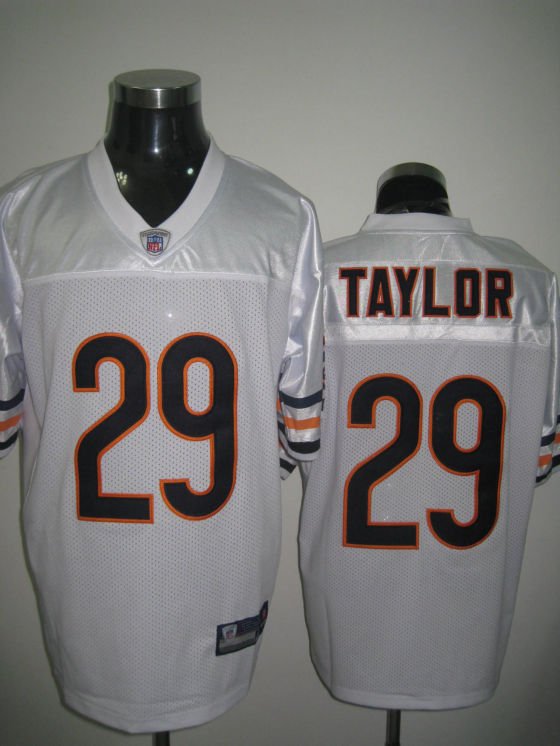 Chicago Bears # 29 Taylor NFL Jersey White