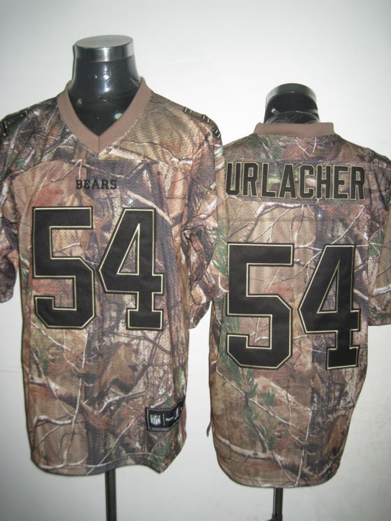 Chicago Bears # 54 Urlacher NFL Jersey Camo