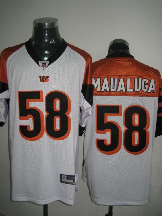 Cincinnati Bengals # 58 Maualuga NFL Jersey White