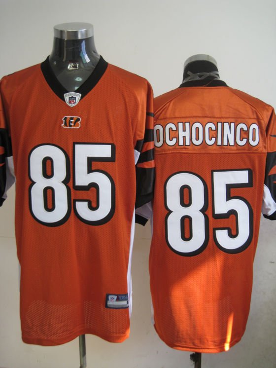 Cincinnati Bengals # 85 Ochocinco NFL Jersey Orange