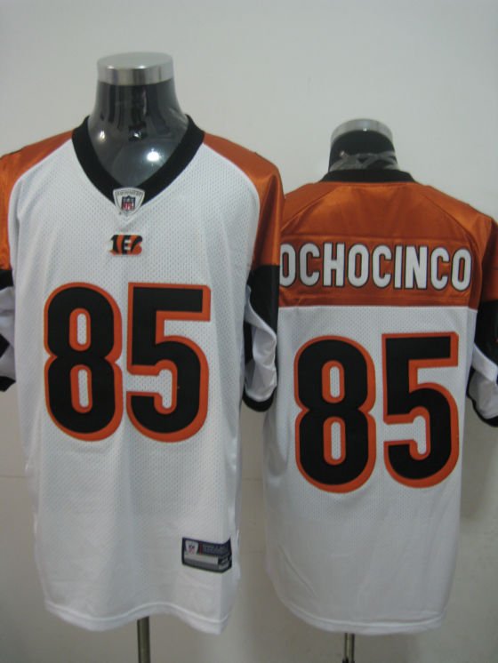 Cincinnati Bengals # 85 Ochocinco NFL Jersey White