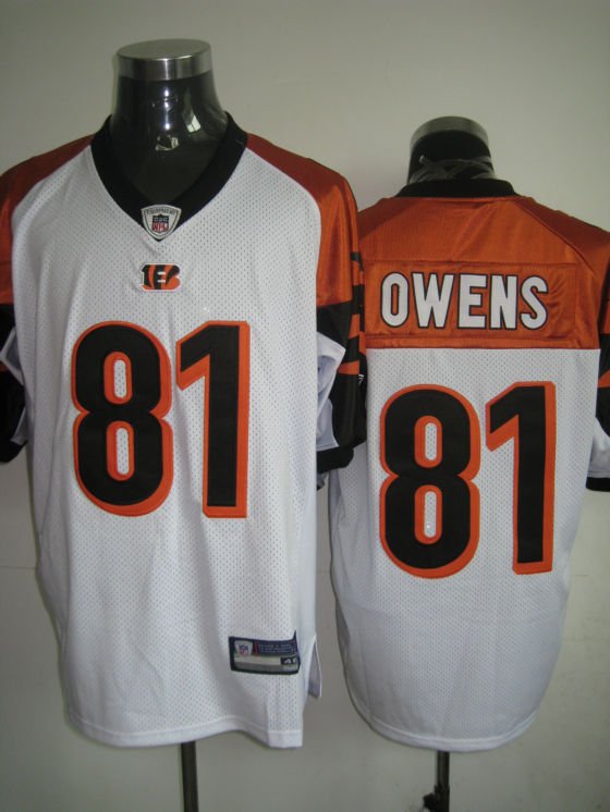Cincinnati Bengals # 81 Owens NFL Jersey White