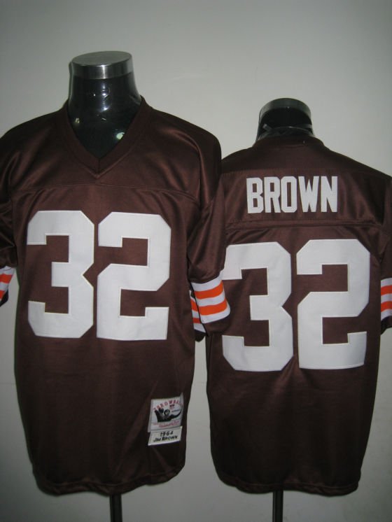 Cleveland Browns # 32 Brown NFL Jersey Brown