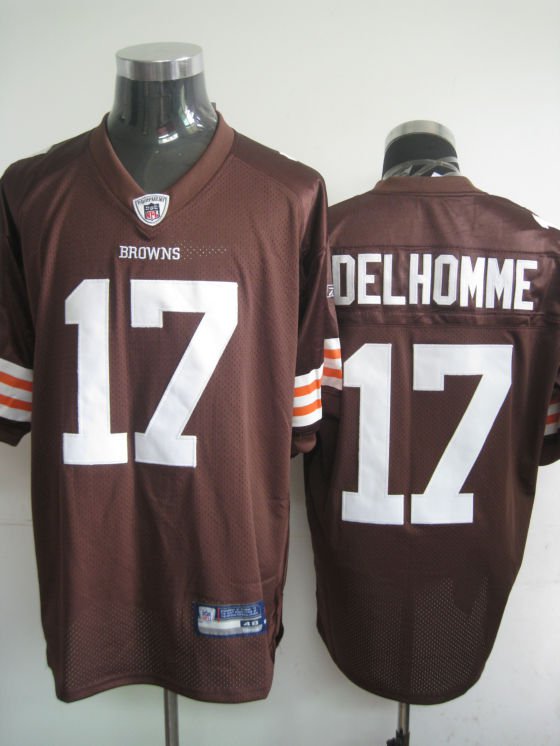 Cleveland Browns # 17 Delhomme NFL Jersey Brown