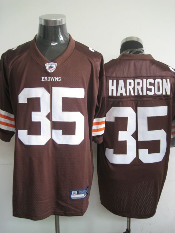 Cleveland Browns # 35 Harrison NFL Jersey Brown