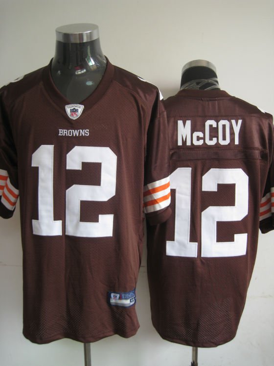 Cleveland Browns # 12 McCoy NFL Jersey Brown
