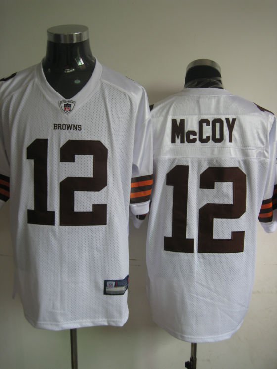 Cleveland Browns # 12 McCoy NFL Jersey White