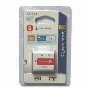 OEM Lithium-ion Camera Battery with 1,200mAh Capacity, 3.7V Voltage, White Color, Suitable for Sony