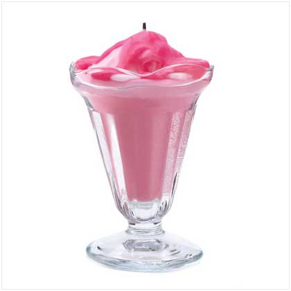 Strawberry Sundae Candle