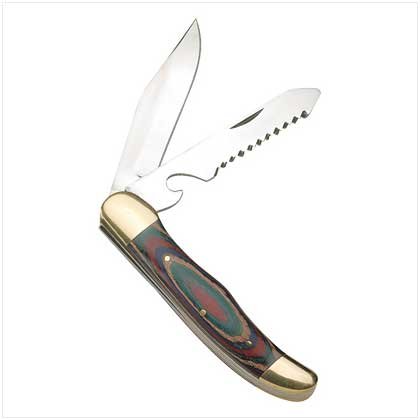 Exotic Wood Pocket Knife