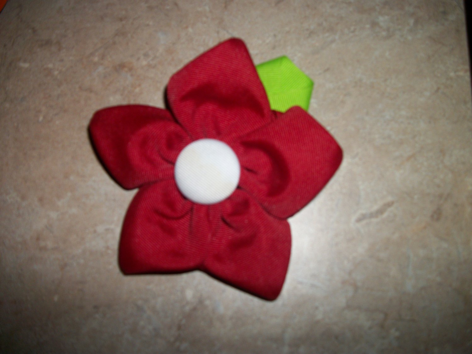 boutique flower hair bow