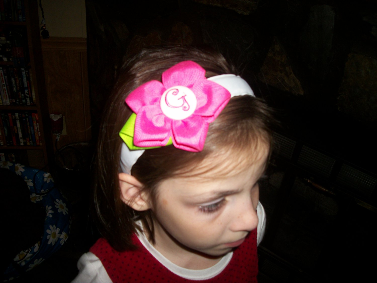boutique hair bow flower headband