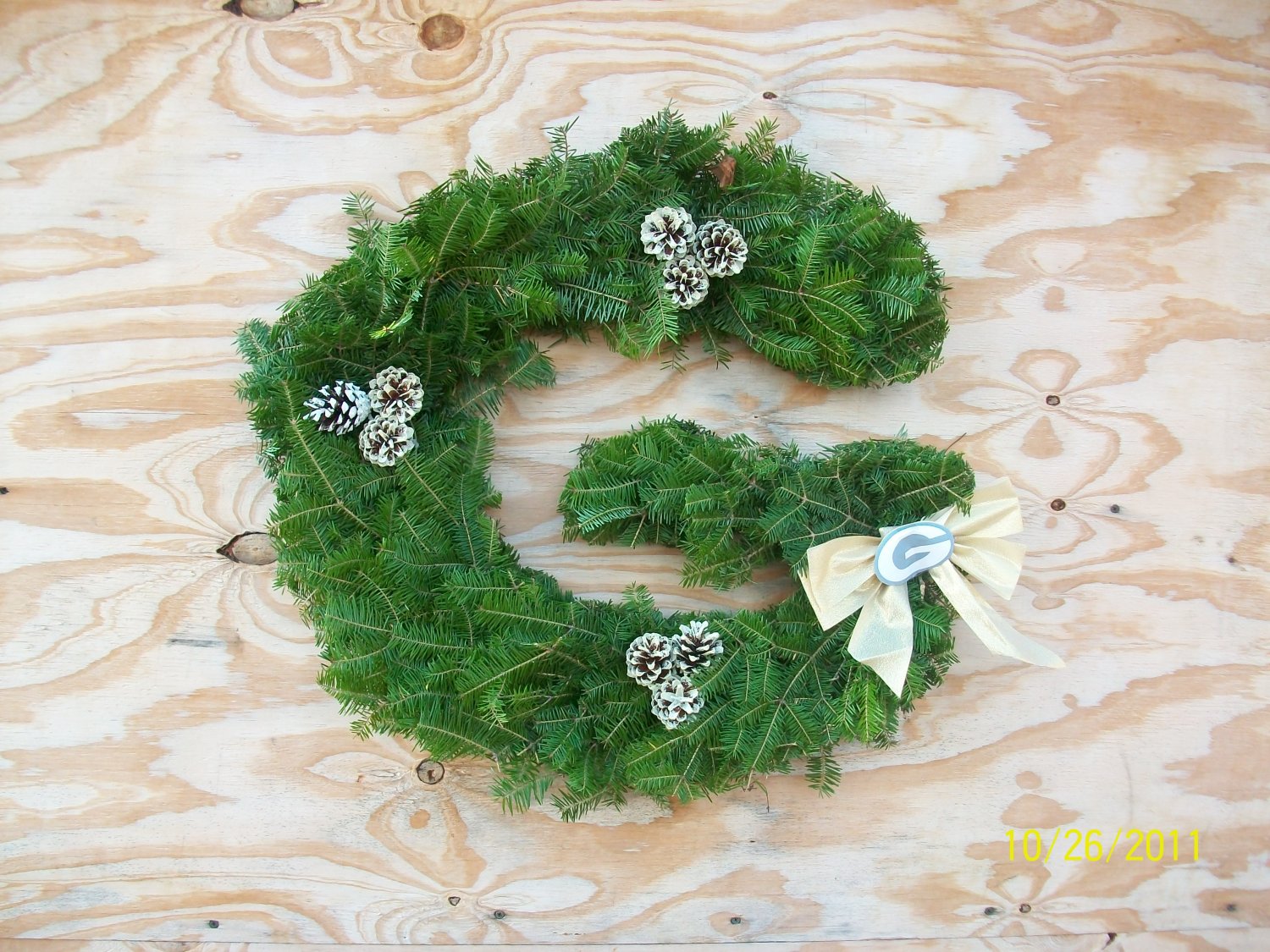 Green Bay Packers Wreath