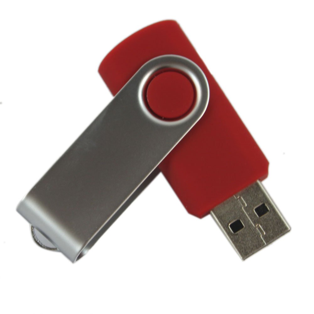 Red Swivel USB