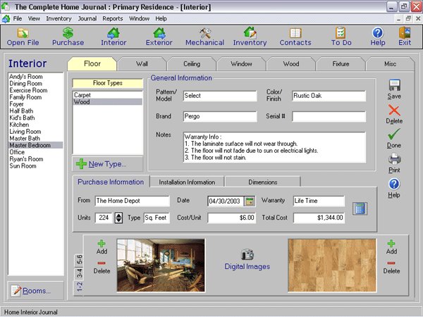 The Complete Home Journal Software