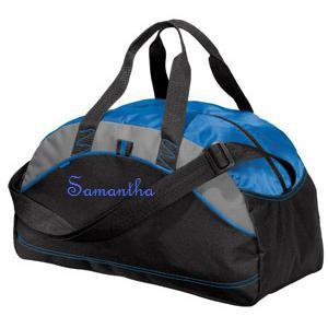 Personalized Monogrammed Duffel Bag Gym Travel Groomsmen School Sports Embroidered 5 to Choose Small