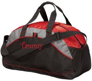 Personalized Monogrammed Duffel Bag Gym Travel Groomsmen School Sports Embroidered 5 to Choose Large