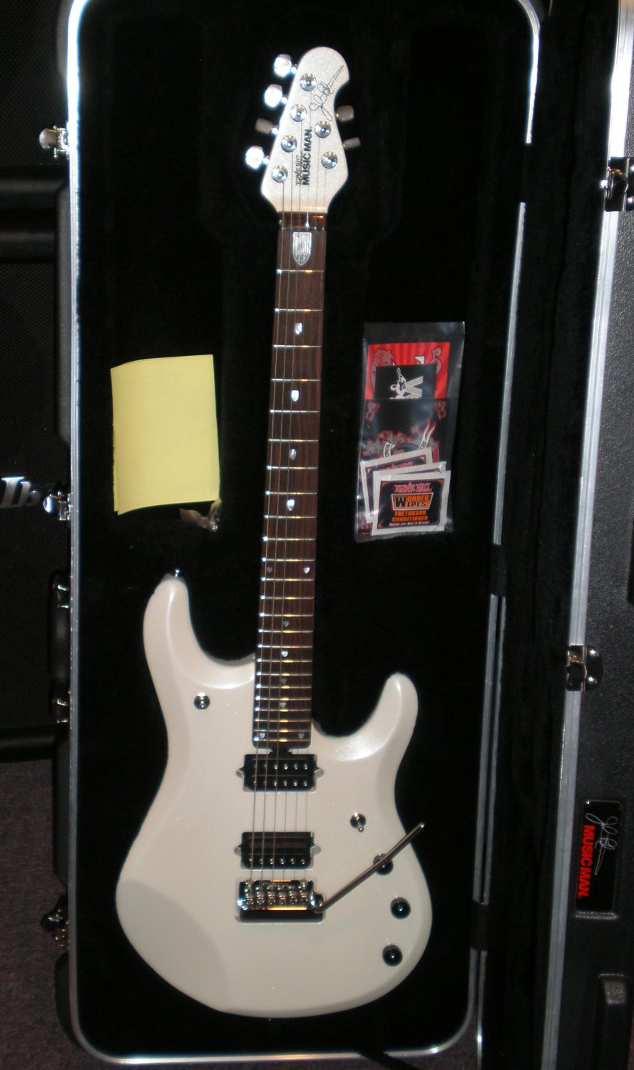 Music Man John Petrucci JP6 6 String Guitar Pearl White
