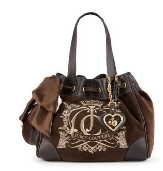 New Juicy Couture Daydreamer Day Dreamer Handbag Purse coffee 149#