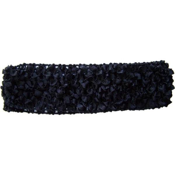 Black Crochet headband