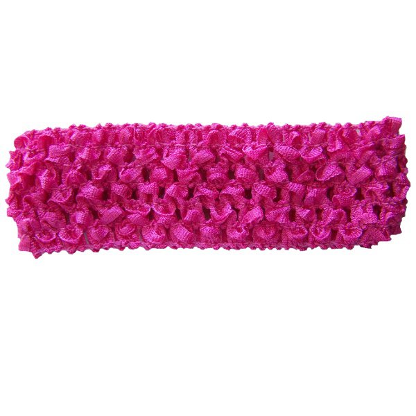 Hot Pink Crochet headband