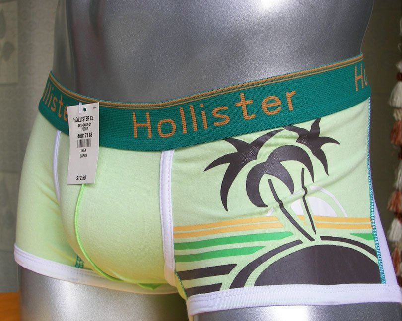 HO118 HOli HOT SEXY MENS BOXER BRIEFS CONTOURED POUCH LIGHT GREEN