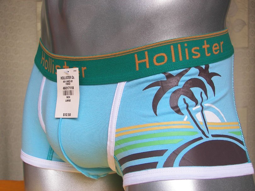 HO118 HOli HOT SEXY MENS BOXER BRIEFS CONTOURED POUCH LIGHT BLUE