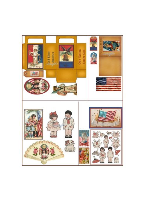 Doll Collage Sheet DC2