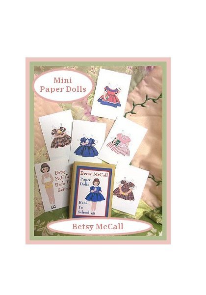 Mini Betsy McCall Paper Dolls & Box PD1 Great Gift for Doll Collectores