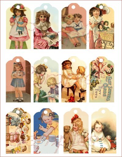 Doll Tag Sheet #15 Tags for your dolls