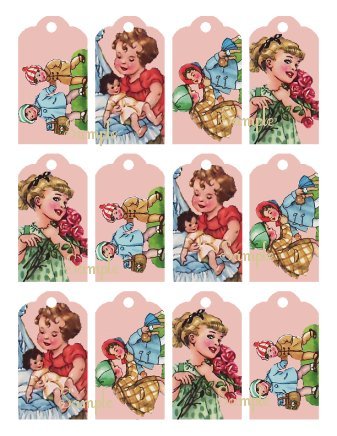 Doll Tag Sheet #17 Tags for your dolls