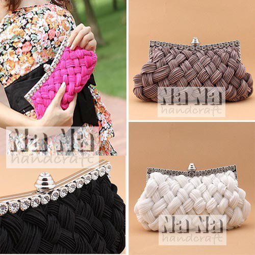 Howllywood Style Bride Purse Cross Body bag Clutch Wedding Bag Women bag SIL010