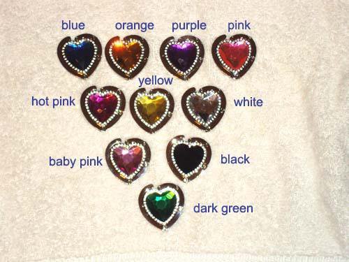 NEW Foldable Color Crystal & Rhinestone Heart Shape Bag Hanger Purse Hook gift