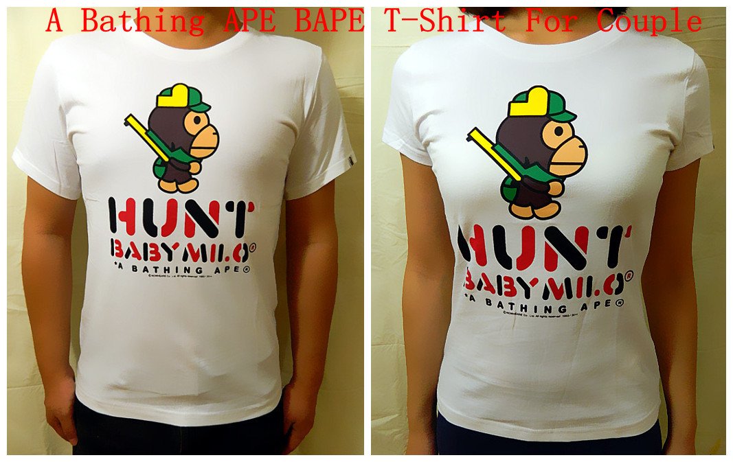 A Bathing APE BAPE T-Shirt Couple 6602