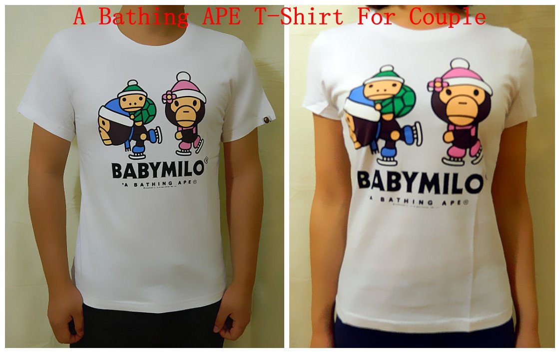 A Bathing APE BAPE T-Shirt Couple 6605