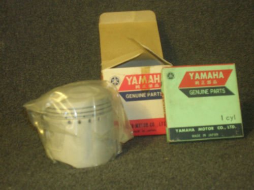 YAMAHA XS1 NOS PISTON & RING SETS-nos-bobber-chopper-vintage-classic-xs650
