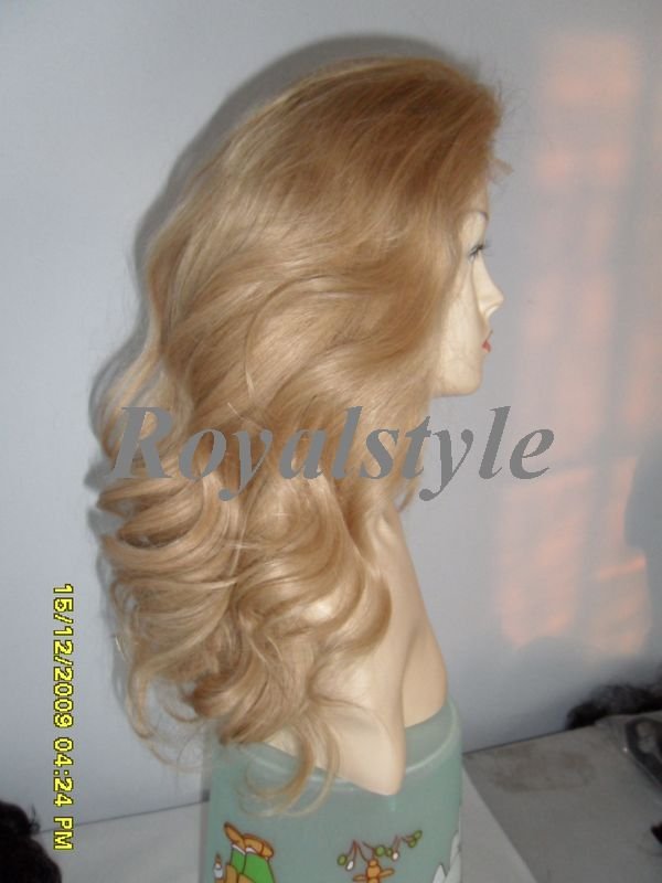 18" full lace wigs wavy light color #613~~